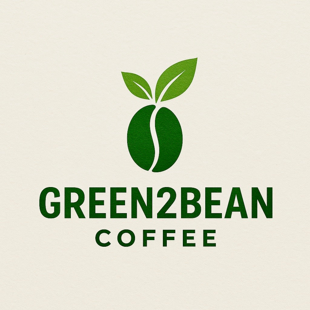 Green2bean from green to perfectly roasted.